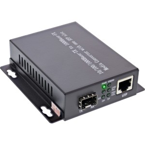 Konwerter mediów sieciowych 10/100/1000Mb/s TP na SFP FO, MM, 550m