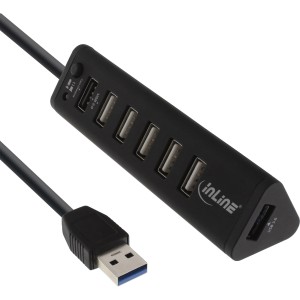 Smart Hub, 7-portowy koncentrator USB 3.2 Gen.1/2.0 z portem szybkiego ładowania