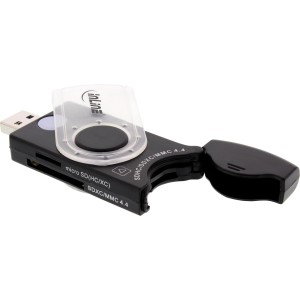 Czytnik kart mobilnych USB 3.0 z 2 gniazdami na karty SD SDHC SDXC microSD