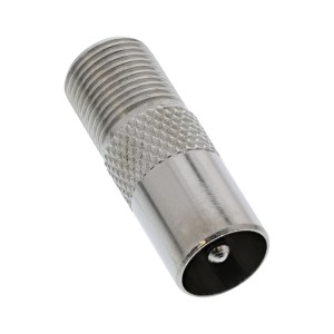 Adapter koncentryczny Antena męska IEC na żeńską wtyczkę F