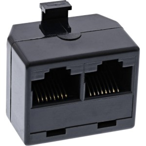Listwa dystrybucyjna ISDN 1x RJ45 M / 2x RJ45 F bez rezystora końcowego