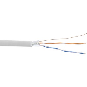 Kabel telefoniczny 4-żyłowy, solidny, 2x2x06mm, ekranowany, 25m