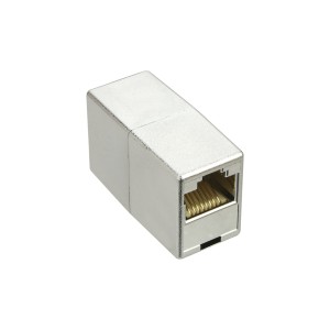 Złącze kabla krosowego Cat.5e 2x RJ45 żeńskie, ekranowane, bezpośrednie