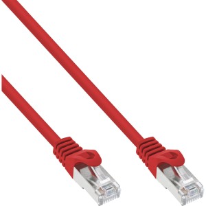 Kabel krosowy F/UTP kat.5e czerwony 10m