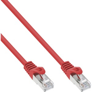 Kabel krosowy SF/UTP kat.5e czerwony 20m