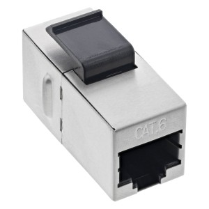 Moduł RJ45 żeński na żeński SNAP-In kat.6 STP