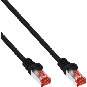 Kabel krosowy S/FTP PiMF kat.6 250 MHz PVC CCA czarny 7,5 m