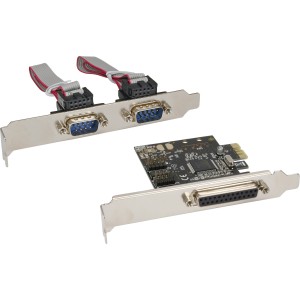 Karta interfejsu 1 port 25-pinowy równoległy + 2 porty 9-pinowy szeregowy PCIe