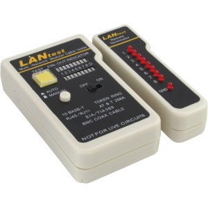 Tester kabla sieciowego dla BNC RJ11 RJ45