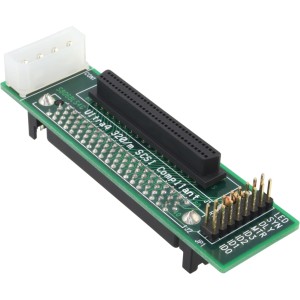 Adapter SCSI SCA U320 80-pinowe żeńskie / 68-pinowe żeńskie