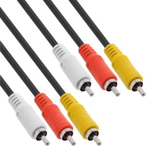 Kabel AV 3x RCA męski / męski 1,5m