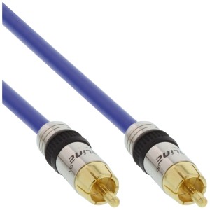 Wysokiej jakości kabel wideo i cyfrowego audio RCA, męski/męski, pozłacany, 10 m