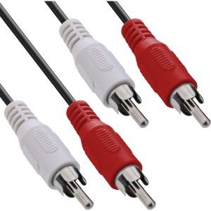 Kabel audio, 2x RCA M/M 10m