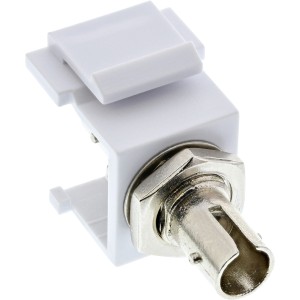 Adapter światłowodowy Keystone Snap-in, simplex ST/ST, MM, tuleja ceramiczna