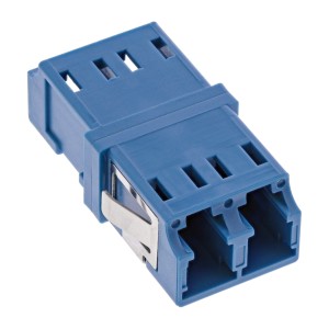 Adapter światłowodowy Duplex LC/LC SM Ceramiczna tuleja niebieska