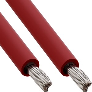 Kabel do instalacji solarnej H1Z2Z2-K 6mm² czerwony 50m