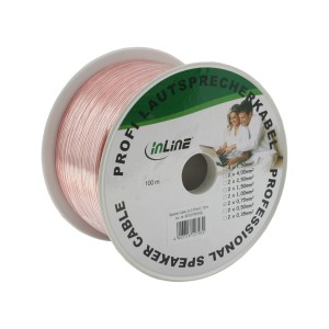 Kabel głośnikowy 2x 0,75 mm² CCA przezroczysty 50 m