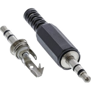Wtyczka audio stereo 3,5 mm, wersja do lutowania