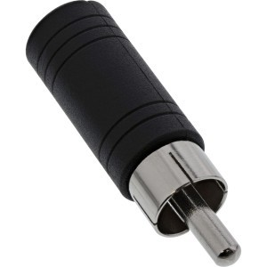 Adapter audio RCA męski / 3,5 mm mono żeński