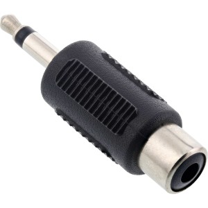 Adapter audio 3,5 mm męski / 1x mono RCA żeński